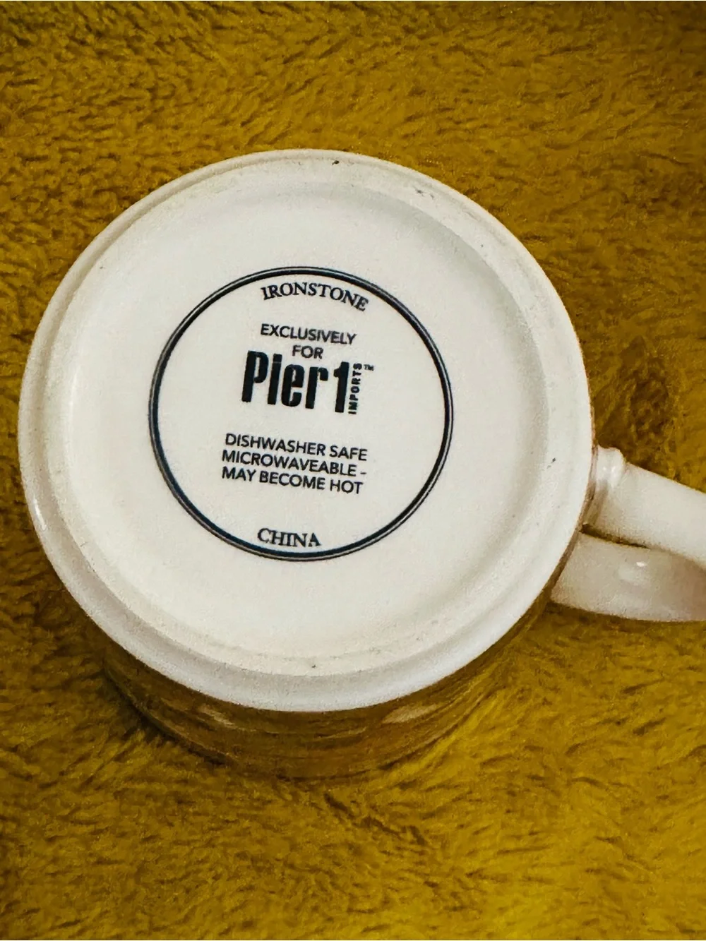 Pier 1 Imports Dogs Cowboy Mug 14oz Ironstone Dog Harvest Red Truck Cup Farm